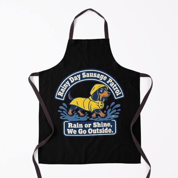 Item preview, Dachshund Raincoat – Rain or Shine, We Go Outside designed and sold by DesignsDominus.
