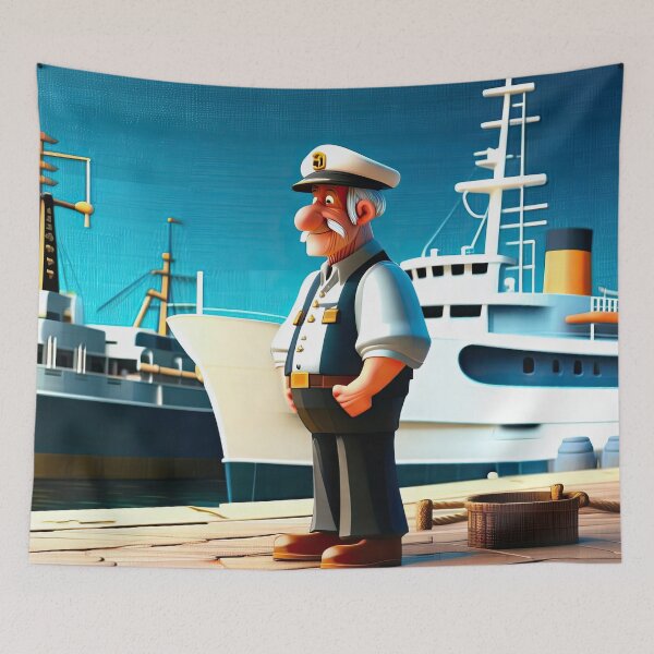 Item preview, Old Fart as a Harbour Master designed and sold by Colin Bentham.