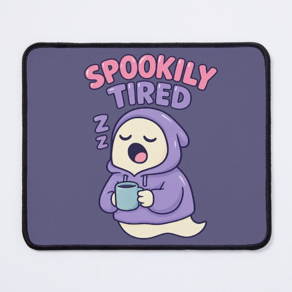 Item preview, Spookily Tired – Cute Sleepy Ghost Halloween Design designed and sold by rigelcreation.
