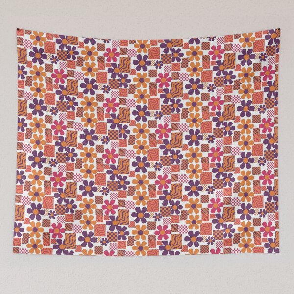 Item preview, Retro Daisy Pattern designed and sold by Crozx.