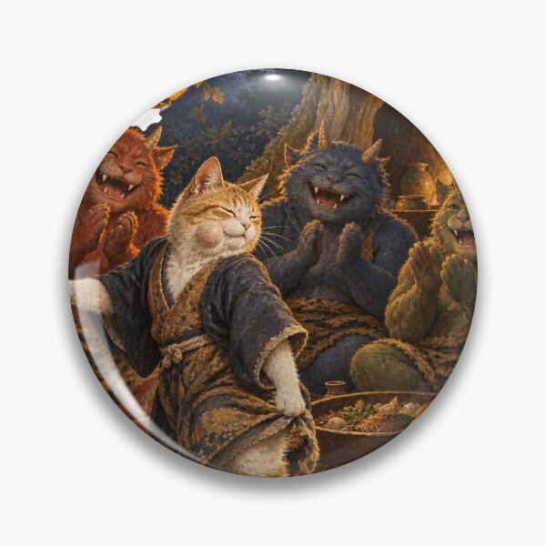 Item preview, Kobutori Jiisan Cat at the Oni Feast designed and sold by Ocelot-T.