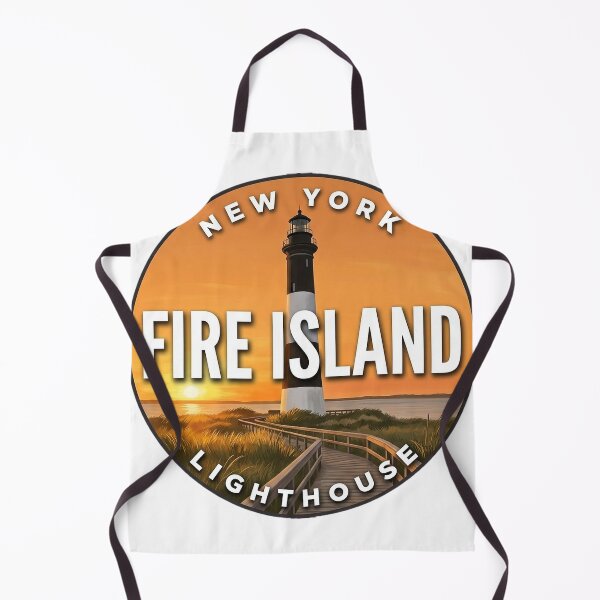 Item preview, Fire Island Lighthouse New York Sunset Dunes Round Badge Sticker designed and sold by DetourDgn.