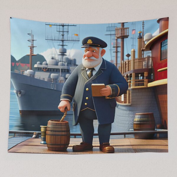 Item preview, Old Fart as a Harbour Master designed and sold by Colin Bentham.
