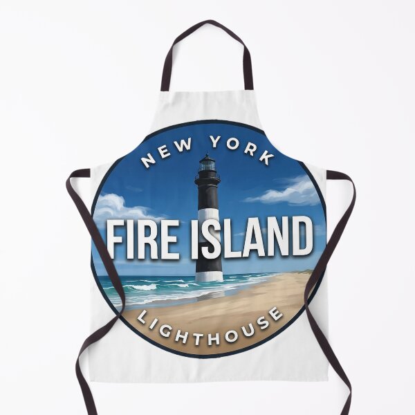 Item preview, Fire Island Lighthouse New York Summer Beach Round Badge Sticker designed and sold by DetourDgn.