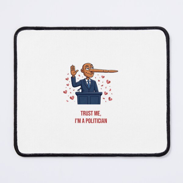 Item preview, Trust Me I'm A Politician Funny Shirt — Long Nose Puppet Satire Gift Tee designed and sold by RobinHoodShirts.