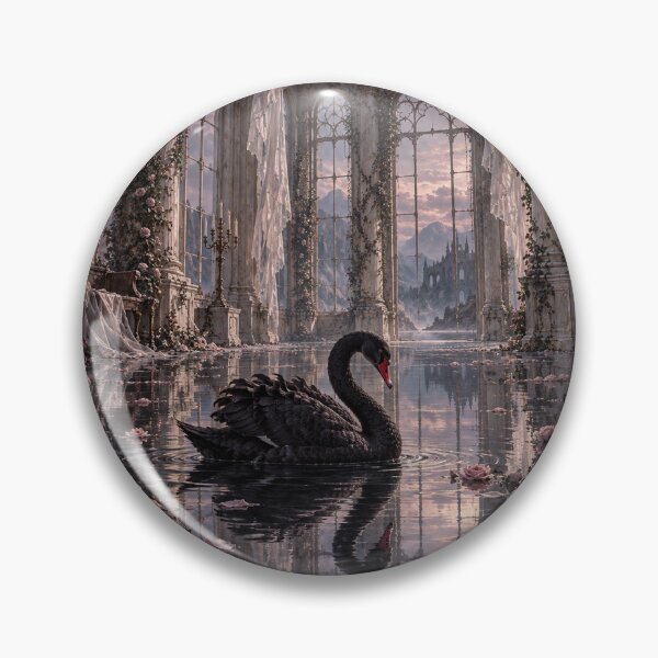 Item preview, The Drowned Ballroom — Black Swan in Gothic Ruins designed and sold by plum-ori.