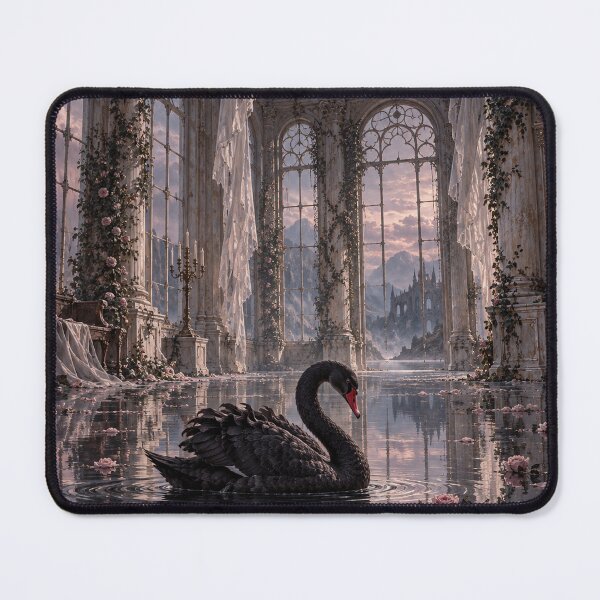 Item preview, The Drowned Ballroom — Black Swan in Gothic Ruins designed and sold by plum-ori.