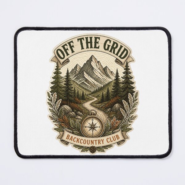 Item preview, Vintage Off The Grid Backcountry Club Mountain Adventure designed and sold by gushtera.