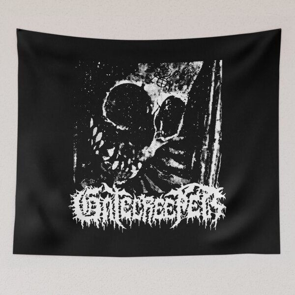 Item preview, Face Skull Doom Band Metal designed and sold by VintageNuts.