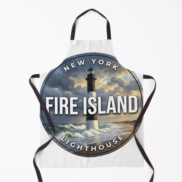 Item preview, Fire Island Lighthouse New York Storm Surf Round Badge Sticker designed and sold by DetourDgn.