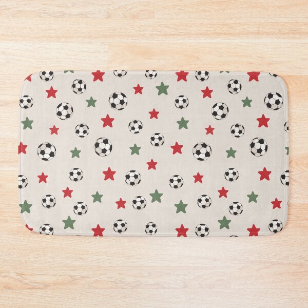Item preview, Soccer Balls and Stars Christmas Pattern designed and sold by OneLook.