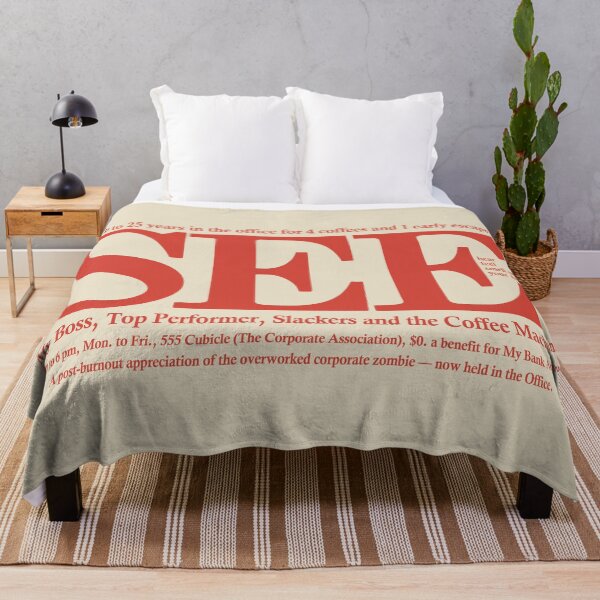 Item preview, Funny Office Meme Retro Aesthetic Corporate Satire Typography. designed and sold by EunsooLee.