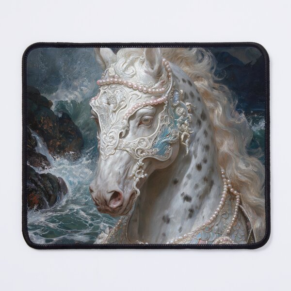 Item preview, Pearl Sea Horse Storm Ocean designed and sold by KAMOCHI Art.