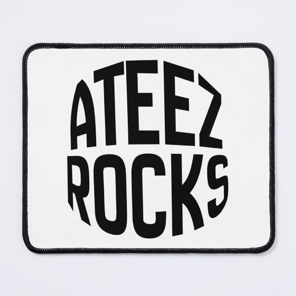 Item preview, ATEEZ ROCKS Text Kpop designed and sold by lydiamoon1.