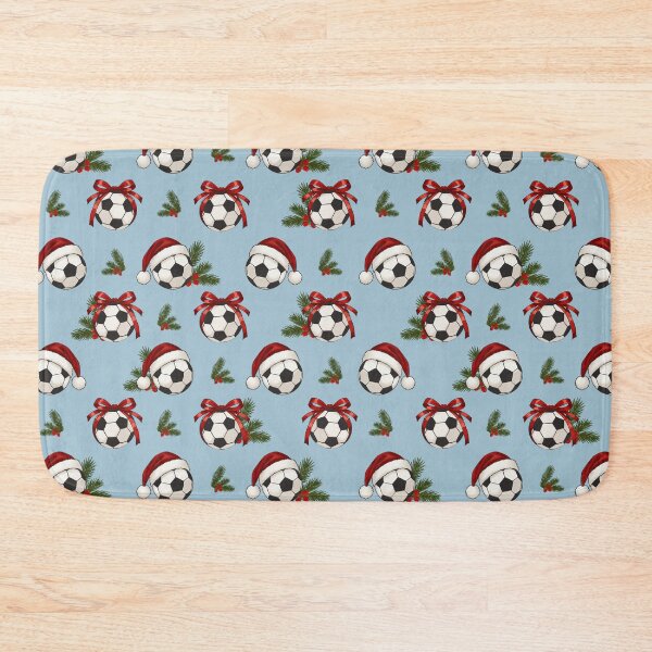 Item preview, Christmas Soccer Balls Seamless Holiday Pattern designed and sold by OneLook.