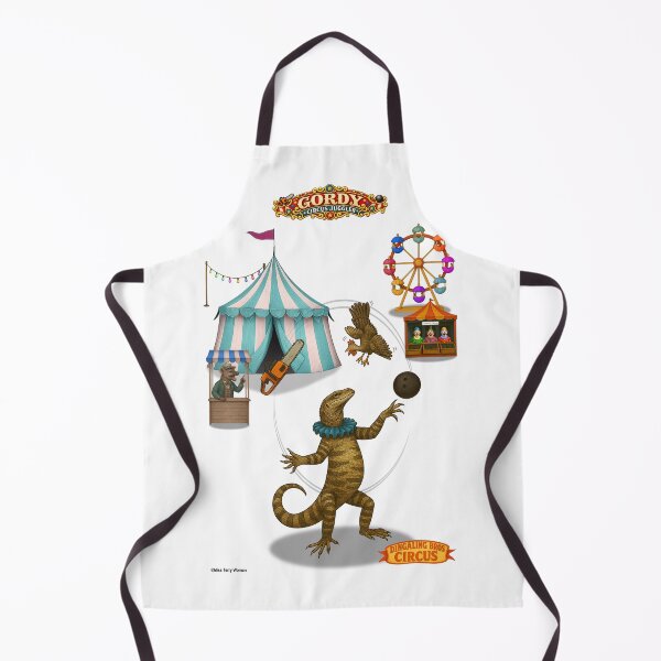 Item preview, Gordy Goanna Juggler: Vintage Circus Animal Parody designed and sold by MissTerryWoman.