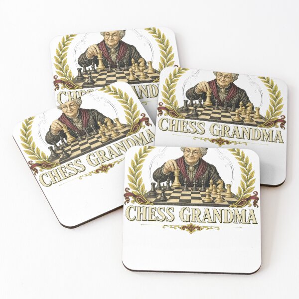 Item preview, Chess Grandma Checkmate Board Game Nana designed and sold by HappyVibration.