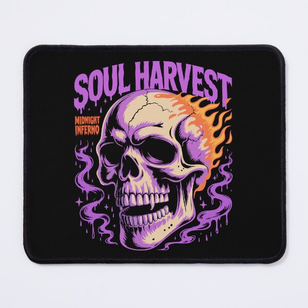 Item preview, Soul Harvest – Midnight Inferno Gothic Skull Desig designed and sold by Sed94.
