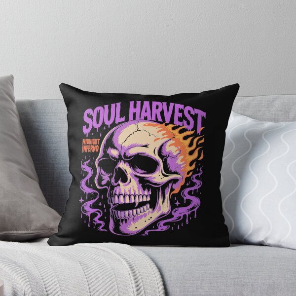 Item preview, Soul Harvest – Midnight Inferno Gothic Skull Desig designed and sold by Sed94.