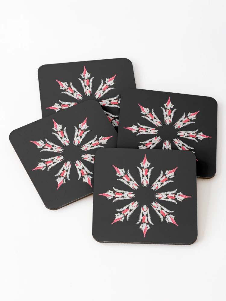 Thumbnail 1 of 5, Coasters (Set of 4), Snowflake designed and sold by Meo Design.