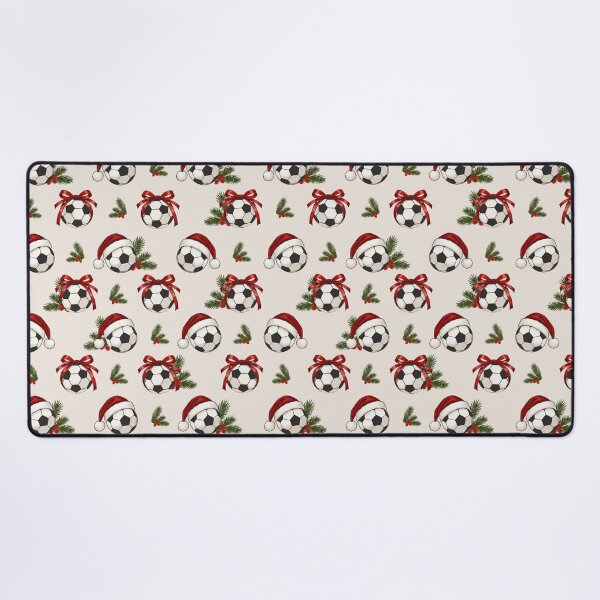 Item preview, Christmas Soccer Balls Seamless Holiday Pattern designed and sold by OneLook.