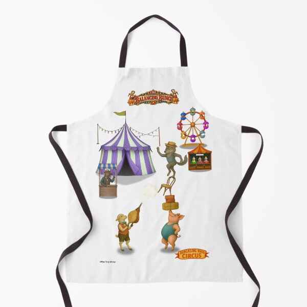 Item preview, The Balancing Bunch: Vintage Circus Animal Parody designed and sold by MissTerryWoman.