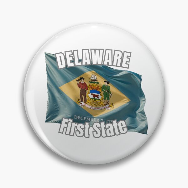Item preview, Delaware First State Flag USA Apparel Souvenir Gift designed and sold by RVJdesigns.