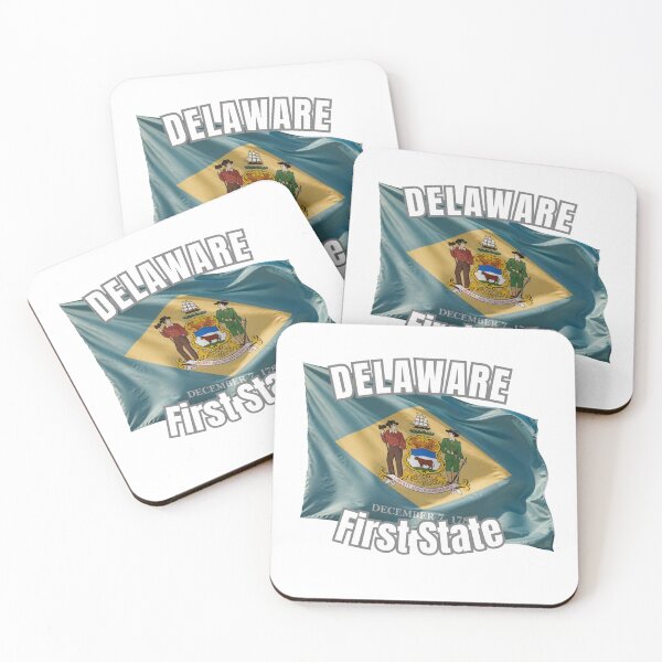 Item preview, Delaware First State Flag USA Apparel Souvenir Gift designed and sold by RVJdesigns.