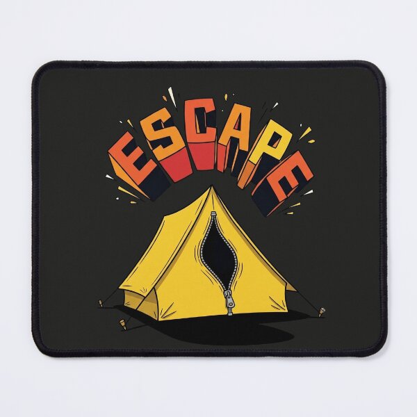 Item preview, Escape Camping Tent Outdoor Adventure Pop Art designed and sold by Rare By Hero.