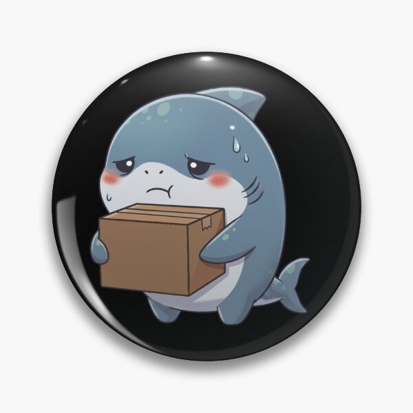 Item preview, Homeless Shark Struggling with Life designed and sold by Nature's Chibis.