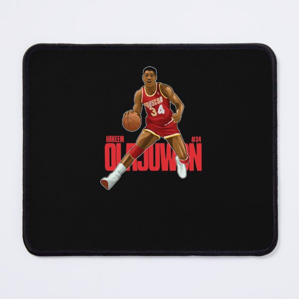 Item preview, Hakeem Olajuwon Houston Rockets Vintage Basketball Design designed and sold by Mary Robbins.