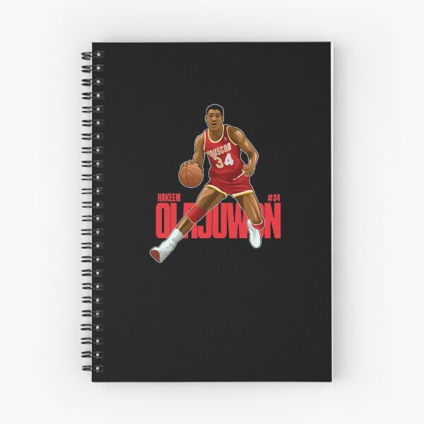 Item preview, Hakeem Olajuwon Houston Rockets Vintage Basketball Design designed and sold by Mary Robbins.