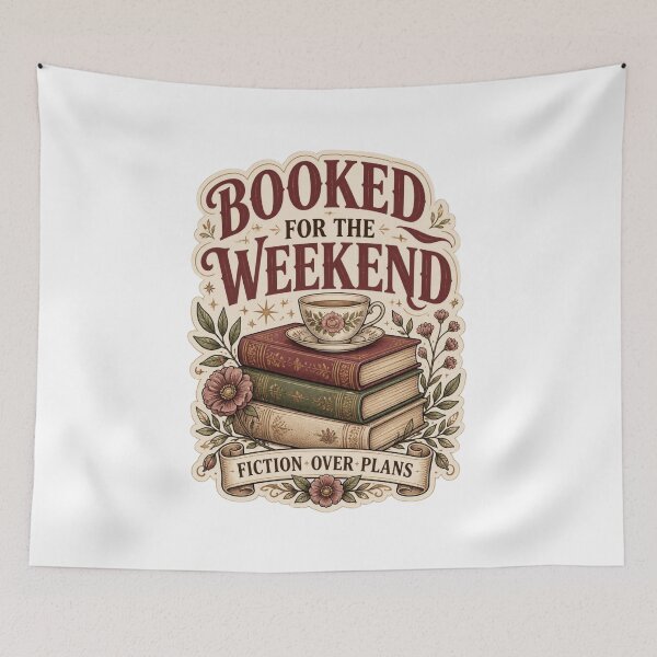 Item preview, Booked For The Weekend Fiction Over Plans Book Lover designed and sold by gushtera.