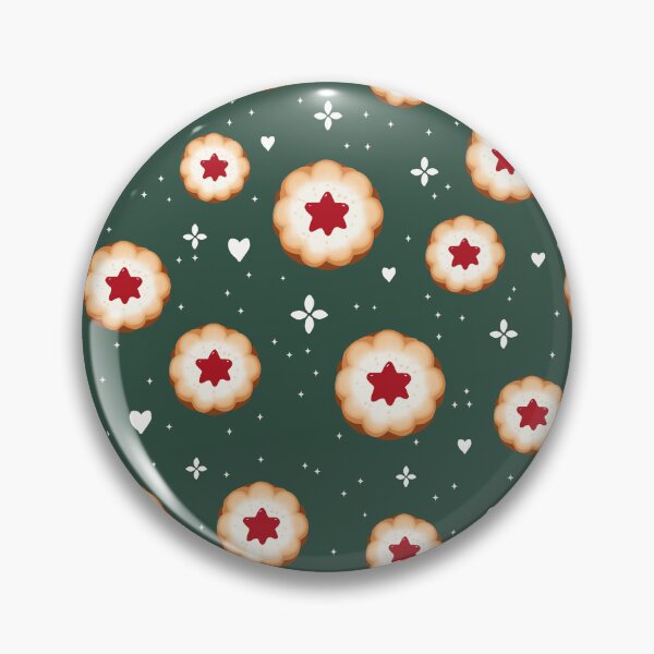 Item preview, Christmas Jam Cookies Dark Green Pattern designed and sold by OneLook.
