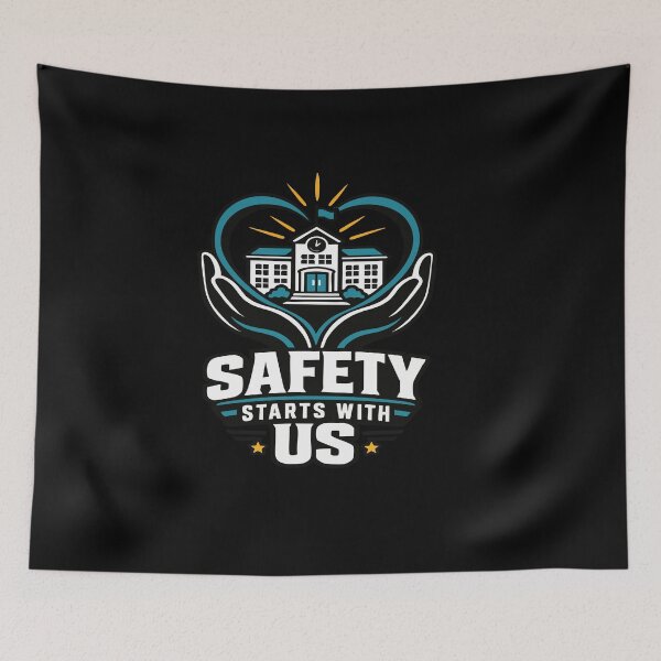 Item preview, School Safety Starts With Us Community designed and sold by AmeliaShirts.