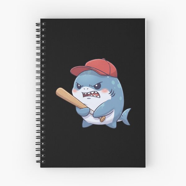 Item preview, Angry Shark with a Baseball Bat designed and sold by Nature's Chibis.