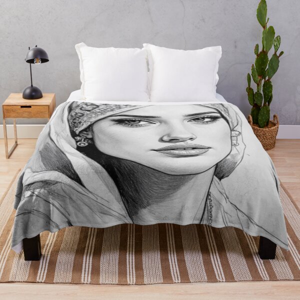 Item preview, Desert Rose Muse - Moroccan Inspired Fine Art Portrait designed and sold by nhk999.
