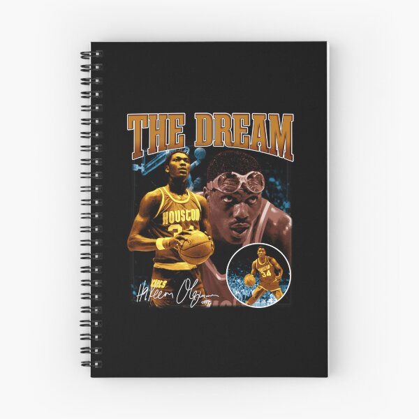 Item preview, Hakeem Olajuwon The Dream Golden Basketball Collage Design designed and sold by Mary Robbins.