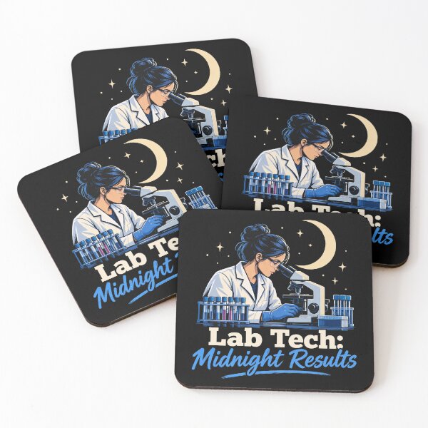 Item preview, Night Shift Lab Tech – Midnight Results Scientist Design designed and sold by DesignsDominus.