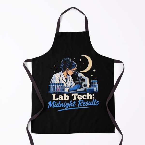 Item preview, Night Shift Lab Tech – Midnight Results Scientist Design designed and sold by DesignsDominus.