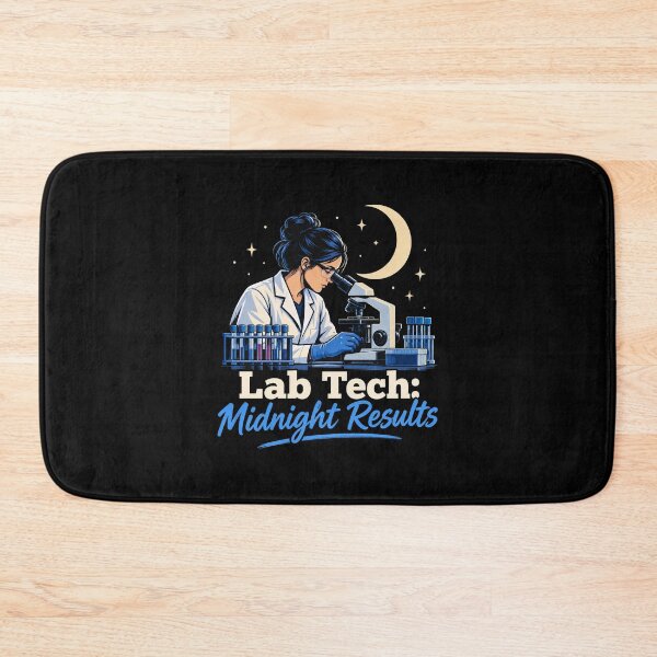 Item preview, Night Shift Lab Tech – Midnight Results Scientist Design designed and sold by DesignsDominus.