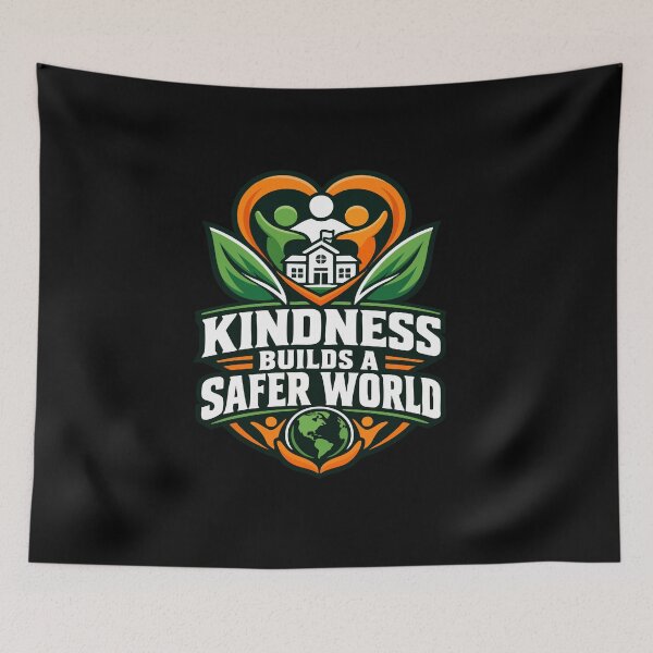 Item preview, Kindness Builds A Safer World School Community designed and sold by AmeliaShirts.