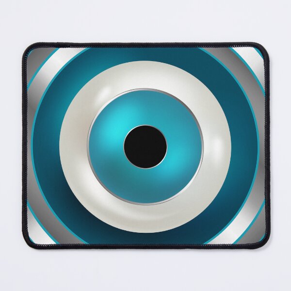 Item preview, Mati Evil Eye Silver Aqua designed and sold by Yiorgos Designs.