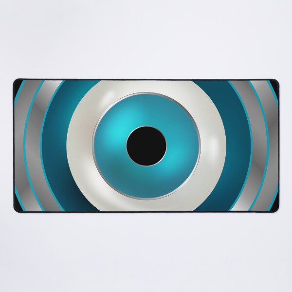 Item preview, Mati Evil Eye Silver Aqua designed and sold by Yiorgos Designs.