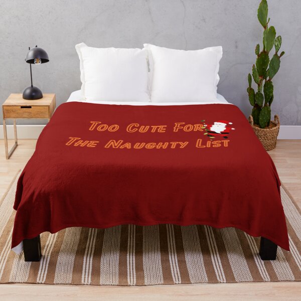 Item preview, Too Cute For The Naughty List Santa Christmas designed and sold by SolutionsArt.