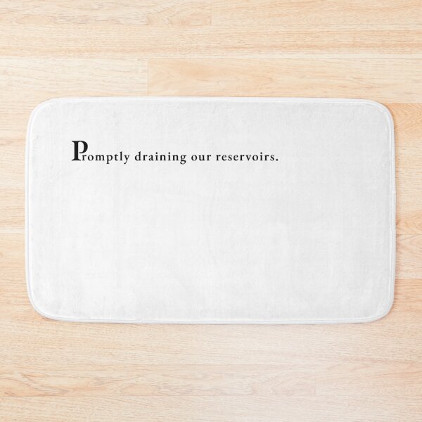 Item preview, Promptly draining our reservoirs - Vintage Editorial Tech Tee designed and sold by PhraseCreatives.