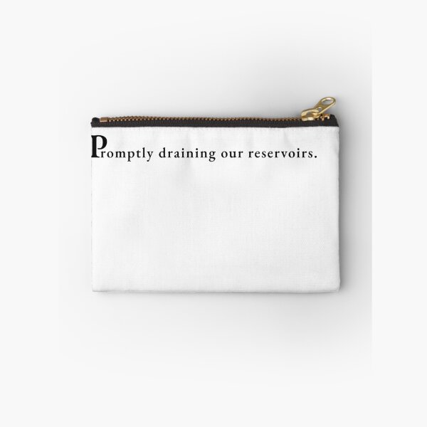Item preview, Promptly draining our reservoirs - Vintage Editorial Tech Tee designed and sold by PhraseCreatives.