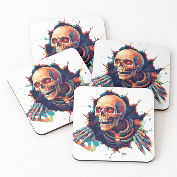 Item preview, SKULL HALOWEEN WPAP POP ART ILLUSTRATION  designed and sold by Drm7.