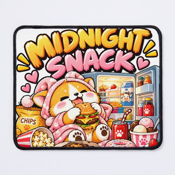 Item preview, Funny Corgi Midnight Snack Food Lover designed and sold by Moonya26.