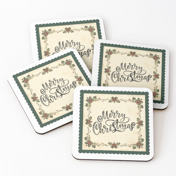 Item preview, Vintage Holly Berry Christmas Stamp Frame designed and sold by danaJG.